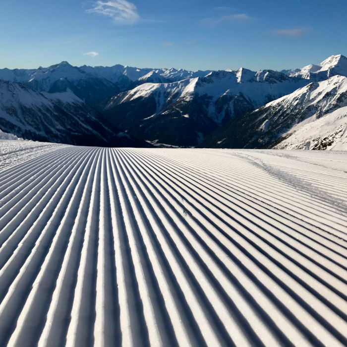 Hoher Tritt dokonale upravený v lyžiarskej oblasti Gopass Ankogel Mallnitz spoločnosti Tatry Mountain Resorts (TMR)